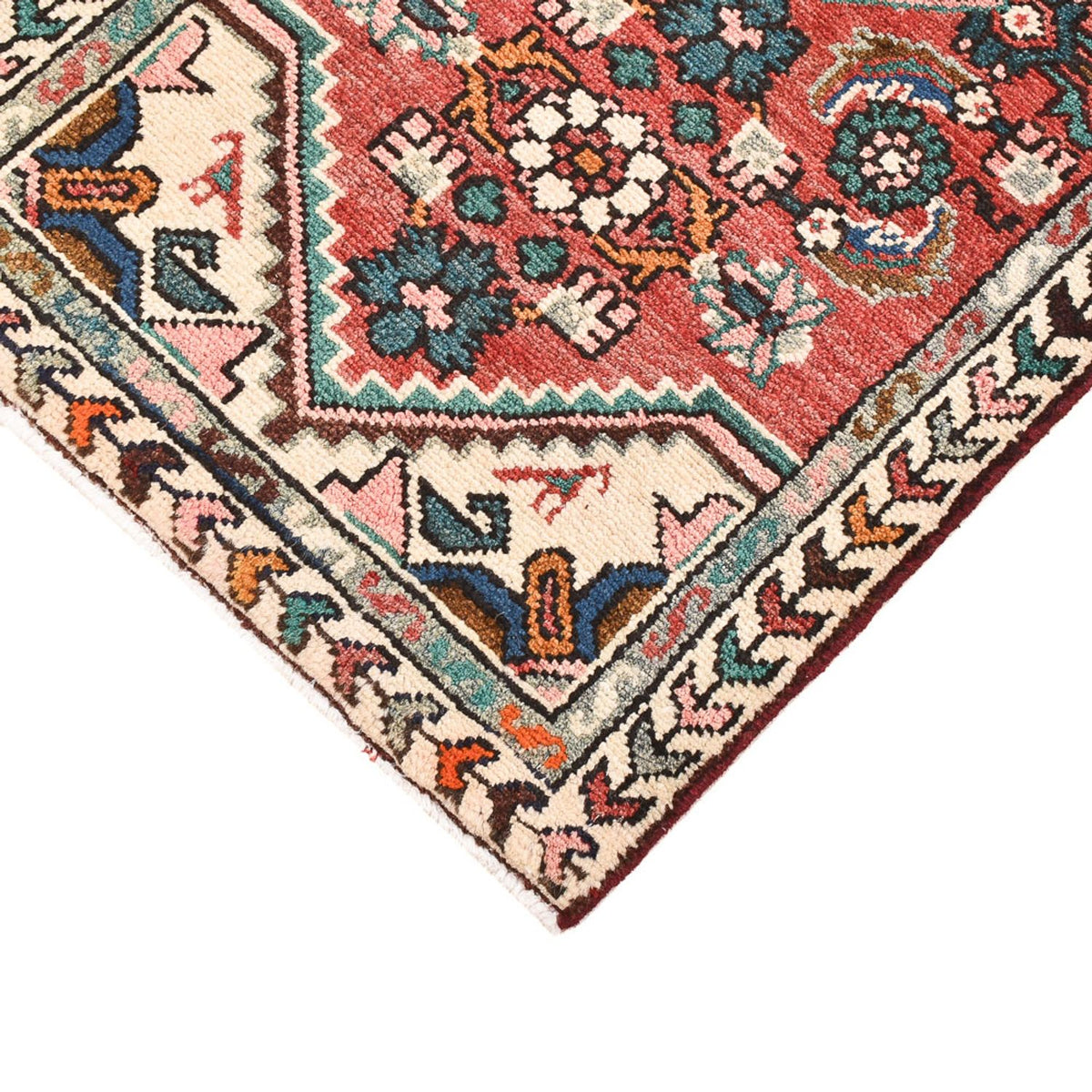 Persisk tæppe - Nomadisk - 105 x 59 cm - rød