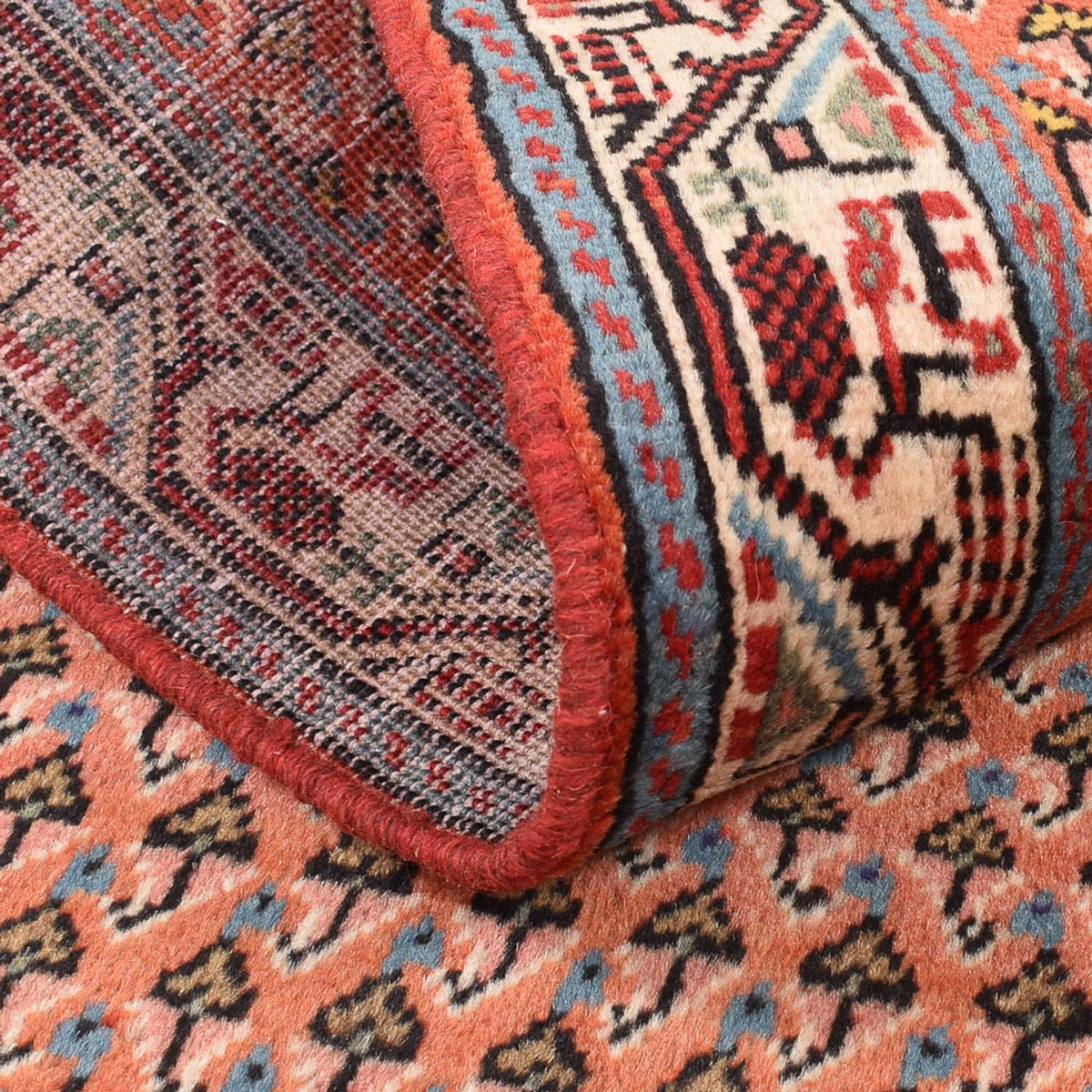 Persisk tæppe - Mir - 125 x 66 cm - rust