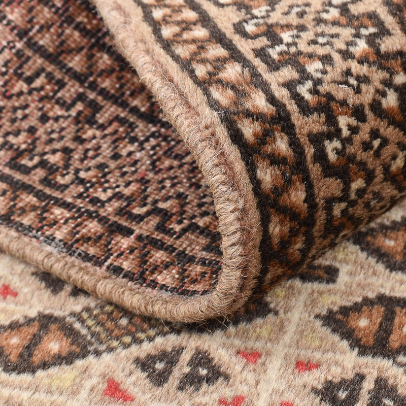 Turkaman-tæppe - 117 x 84 cm - sand