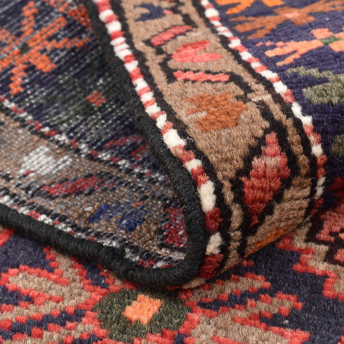 Persisk tæppe - Bijar - 127 x 78 cm - lysrød