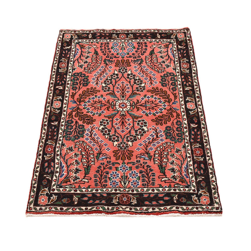 Persisk tæppe - Nomadisk - 139 x 77 cm - lysrød