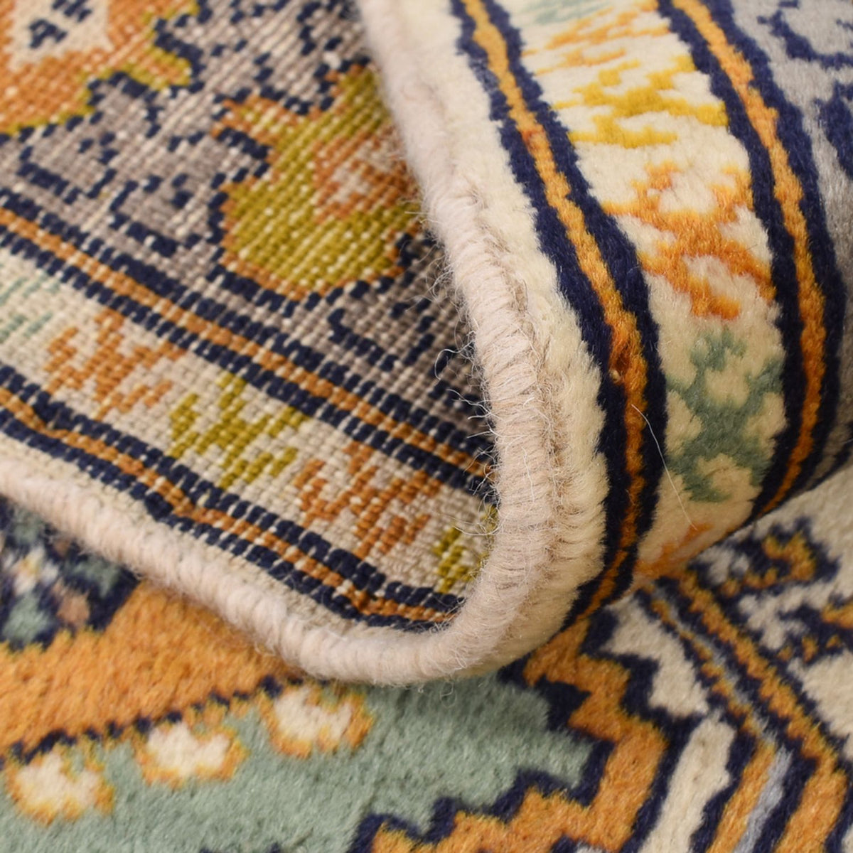 Løber Turkaman-tæppe - 215 x 65 cm - lysegrøn