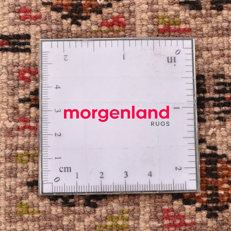 Turkaman-tæppe - 190 x 128 cm - lysrød