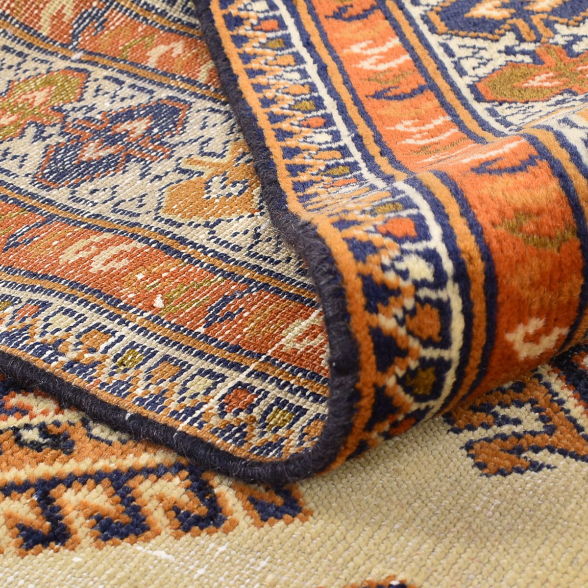 Turkaman-tæppe - 188 x 131 cm - sand