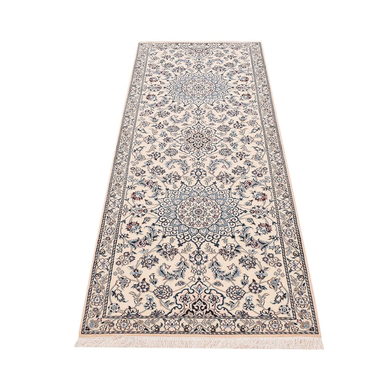 Løber Persisk tæppe - Nain - Royal - 229 x 81 cm - creme