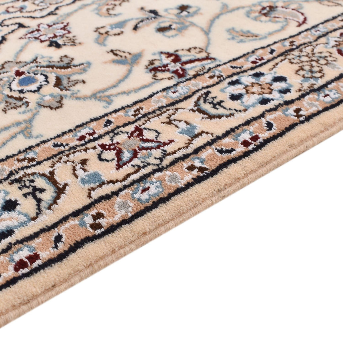 Løber Persisk tæppe - Nain - Royal - 229 x 70 cm - creme