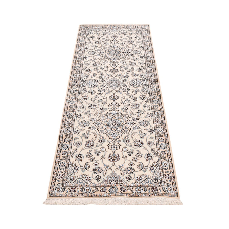 Løber Persisk tæppe - Nain - Royal - 220 x 70 cm - creme