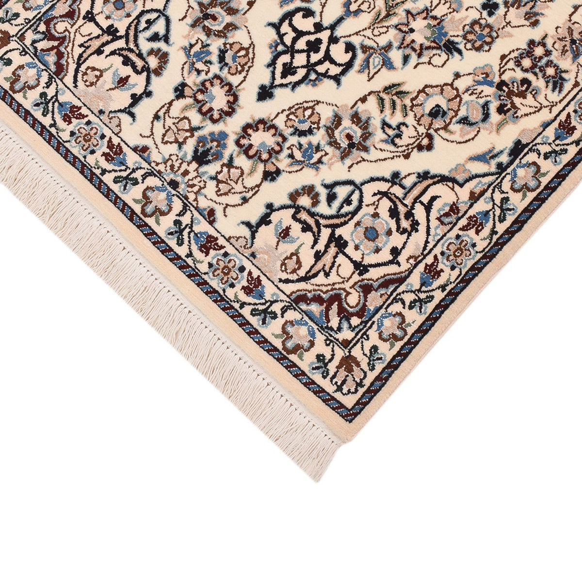 Løber Persisk tæppe - Nain - Royal - 230 x 70 cm - creme