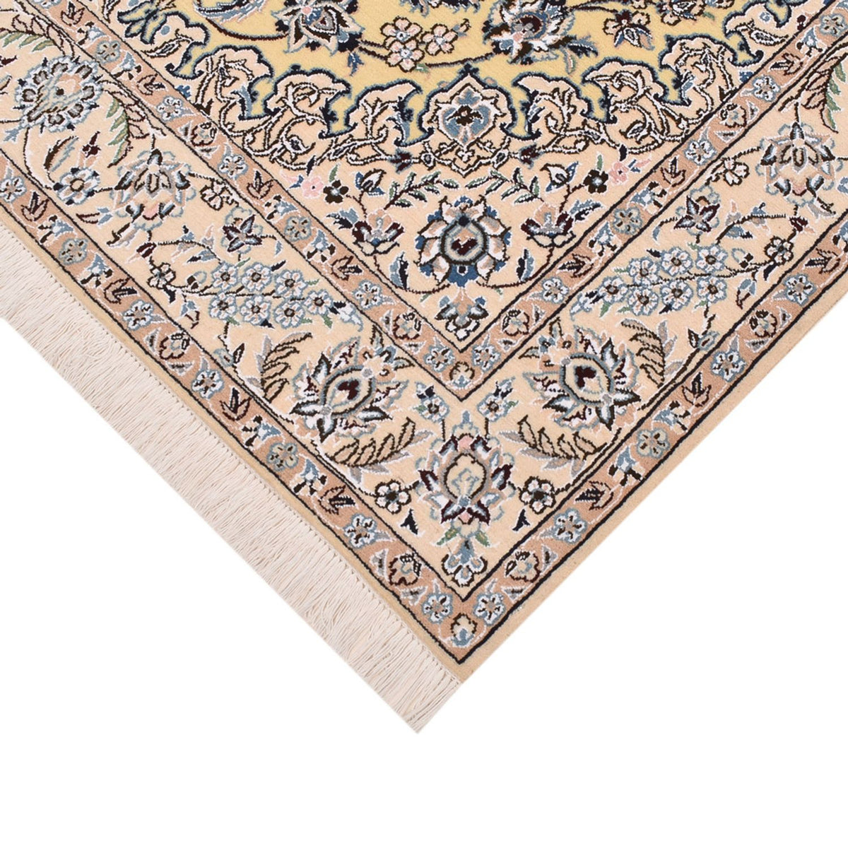 Persisk tæppe - Nain - Royal - 210 x 132 cm - beige