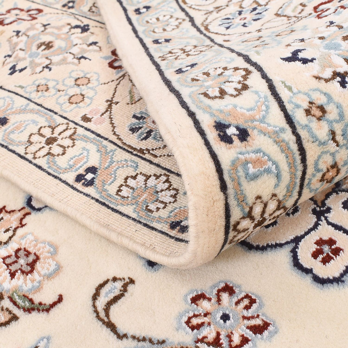 Persisk tæppe - Nain - Royal - 196 x 130 cm - creme