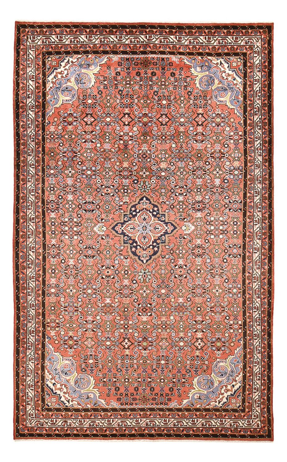 Persisk tæppe - Nomadisk - 323 x 202 cm - lysrød
