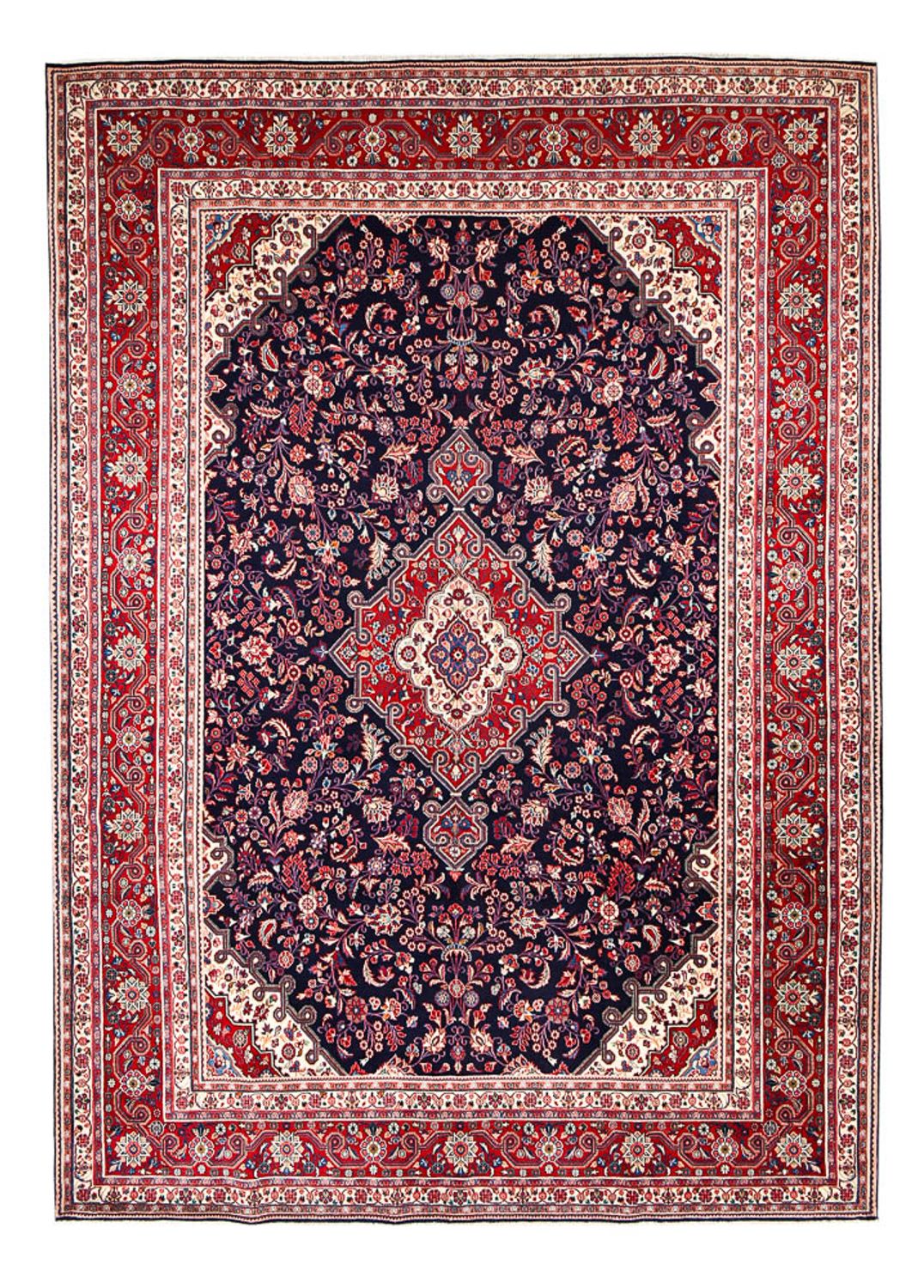 Persisk tæppe - Classic - 428 x 303 cm - mørkerød