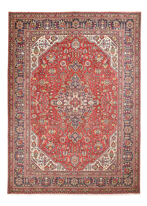 Persisk tæppe - Tabriz - 339 x 244 cm - rød