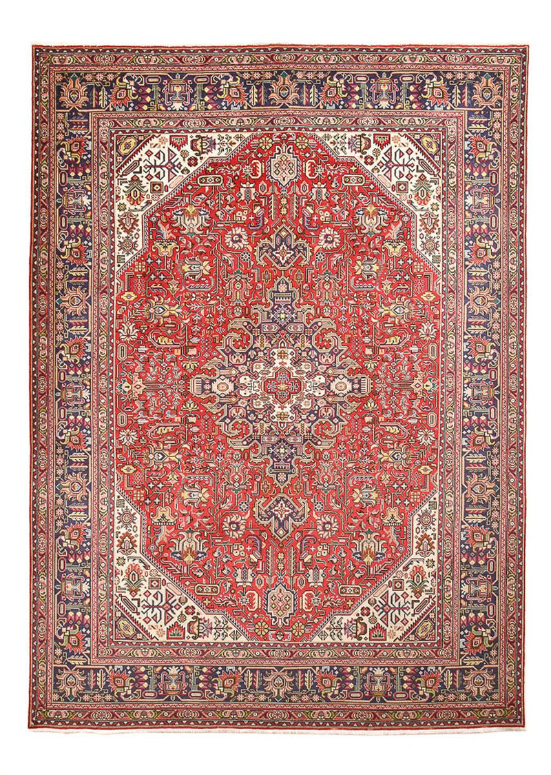 Persisk tæppe - Tabriz - 339 x 244 cm - rød