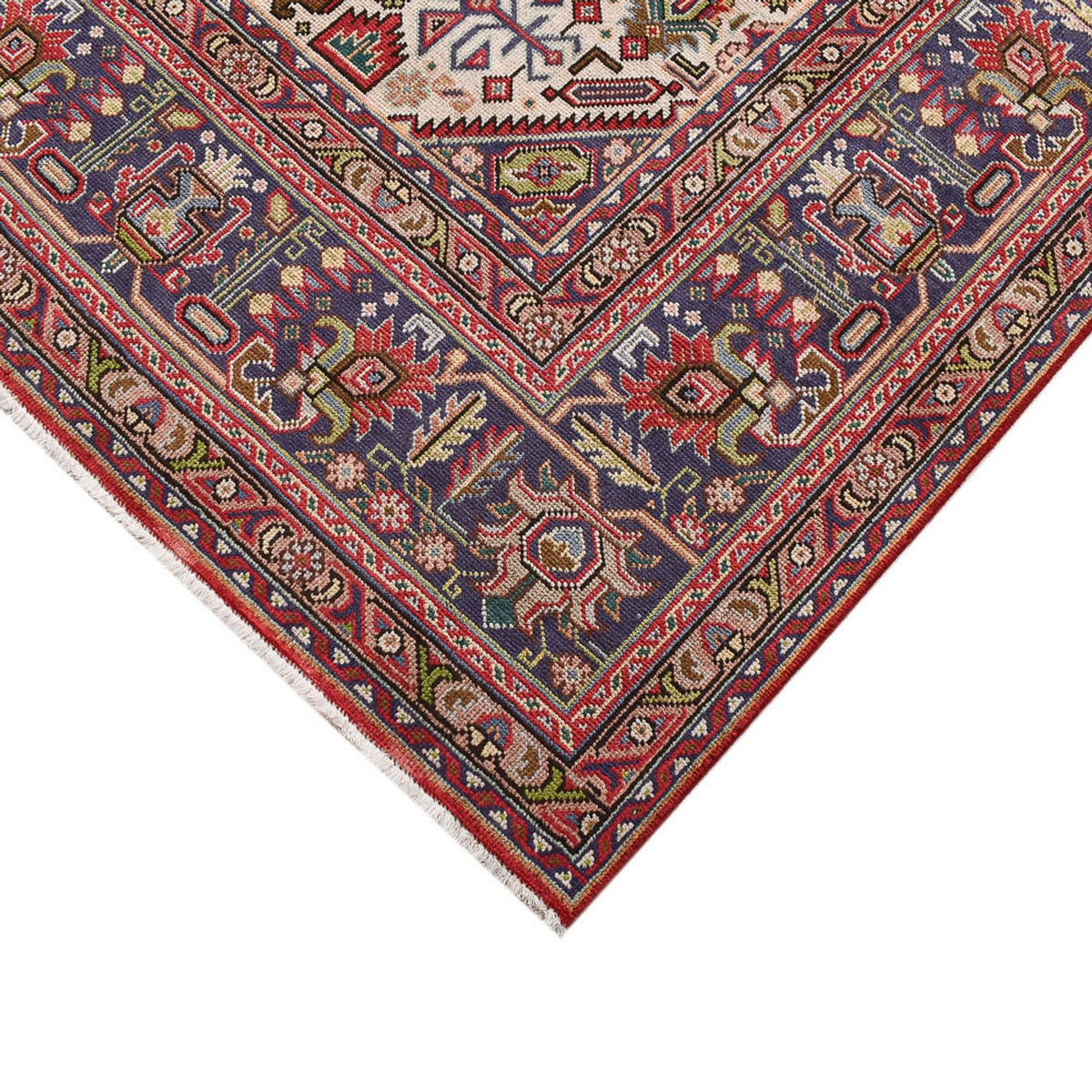 Persisk tæppe - Tabriz - 339 x 244 cm - rød