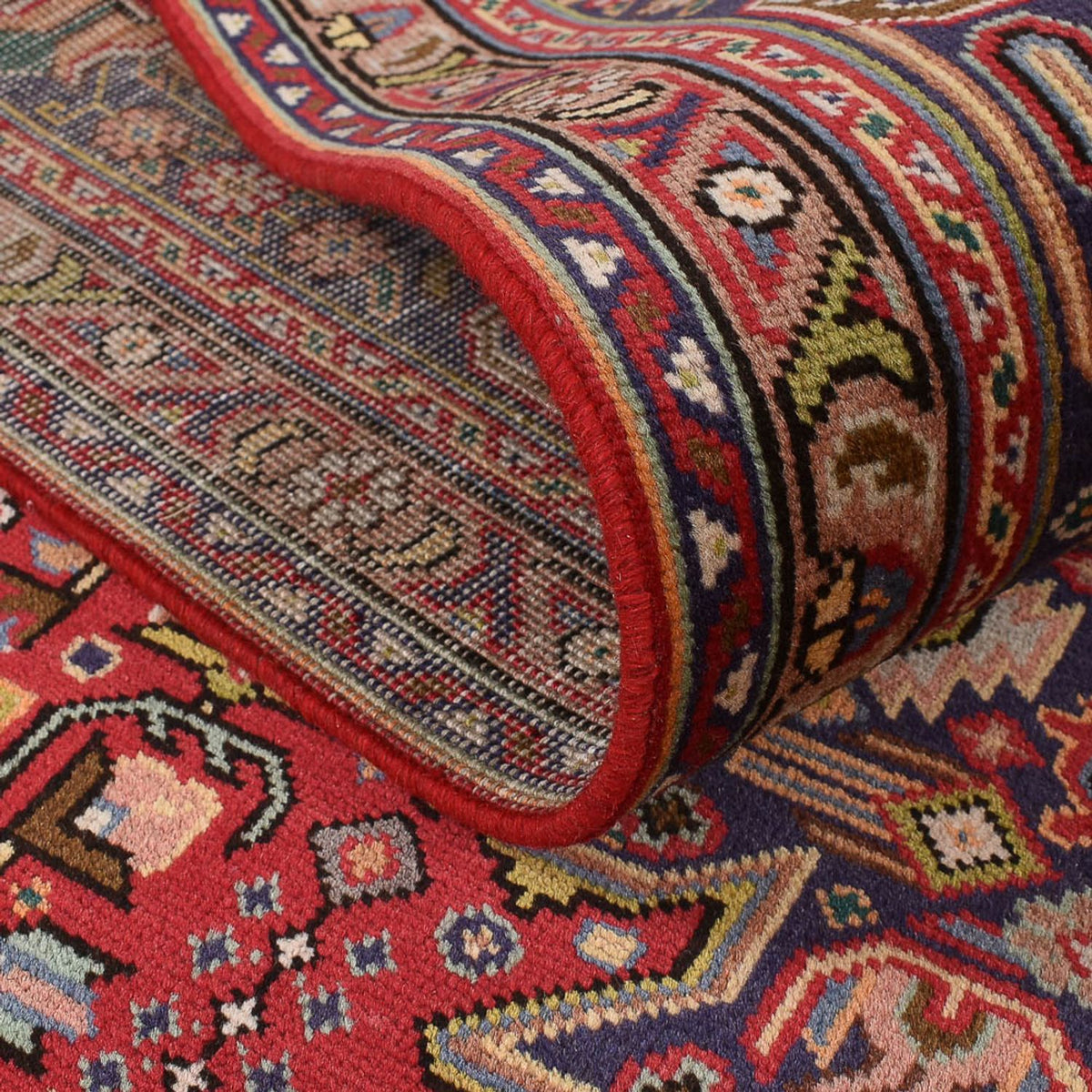 Persisk tæppe - Tabriz - 339 x 244 cm - rød