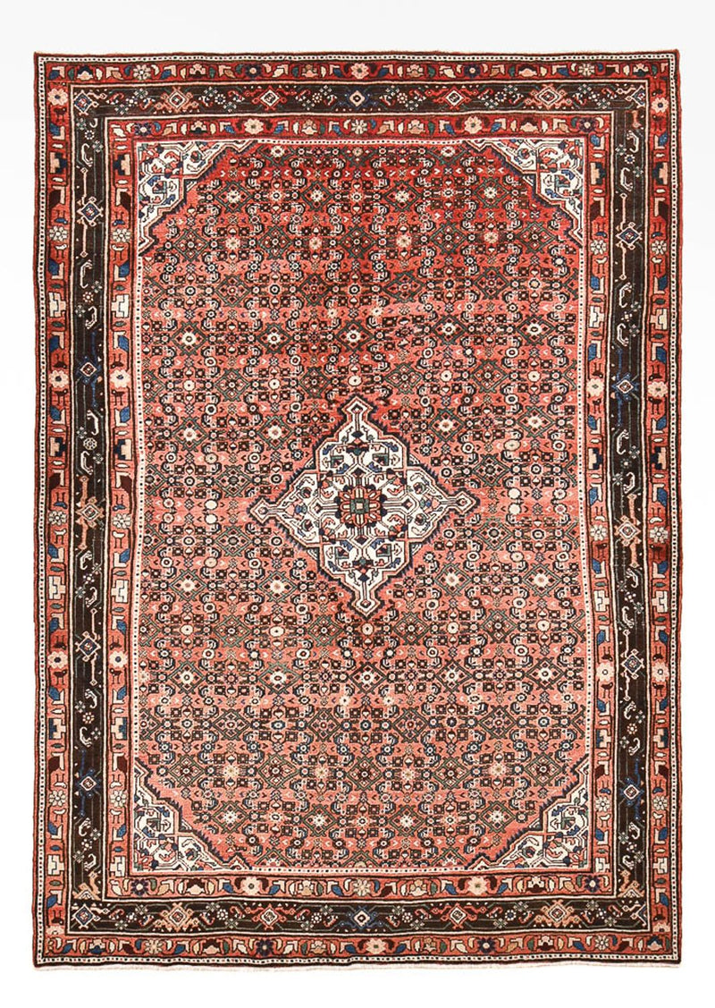 Persisk tæppe - Nomadisk - 305 x 212 cm - lysrød