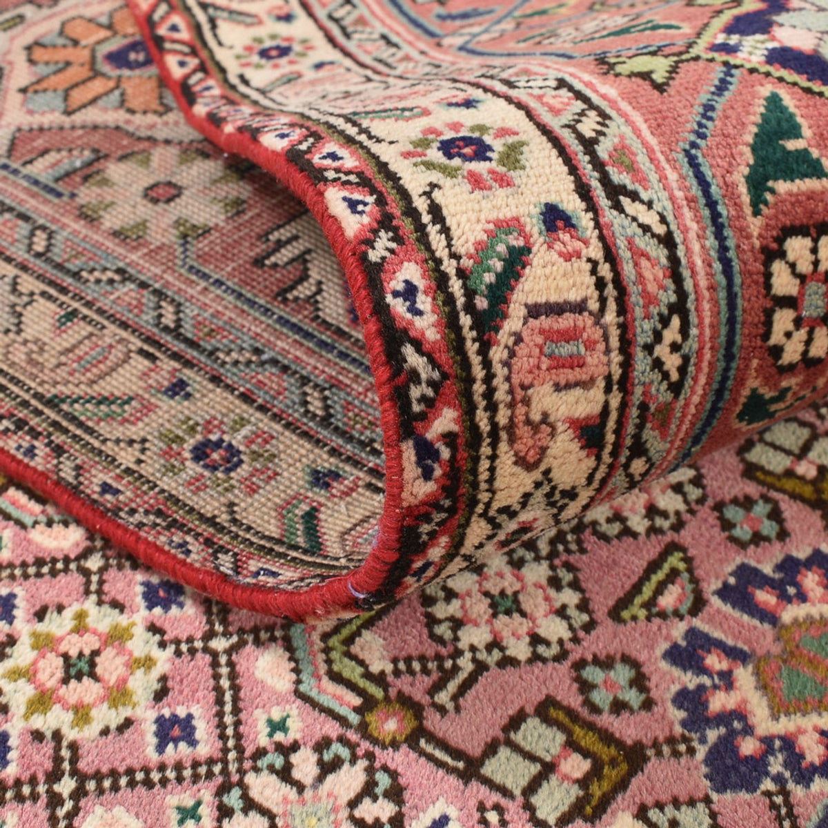 Persisk tæppe - Tabriz - 387 x 295 cm - mørk beige