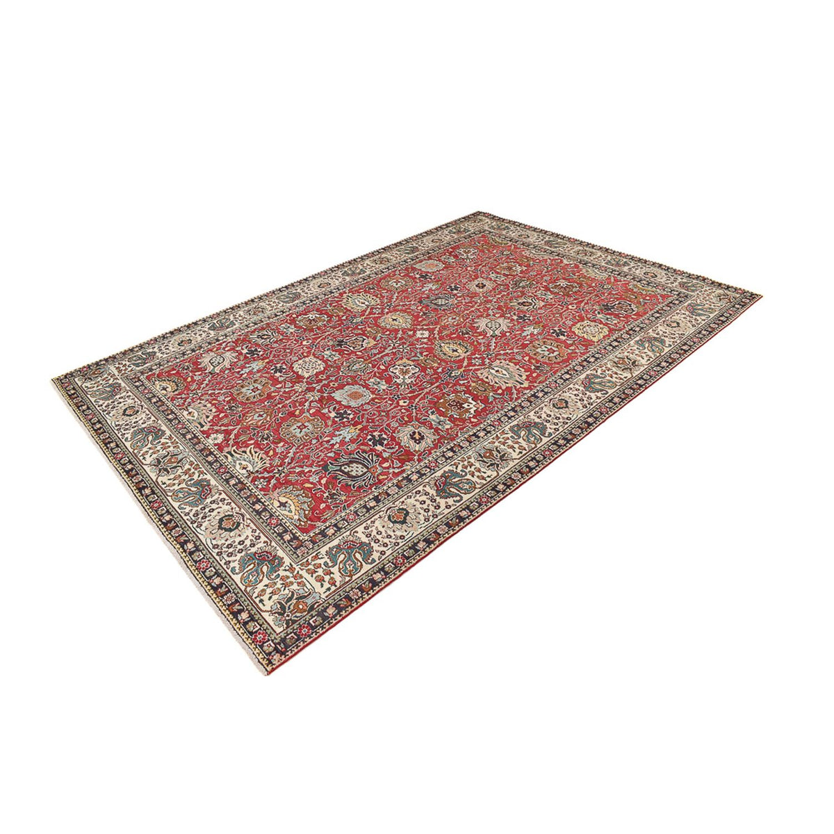 Persisk tæppe - Tabriz - 330 x 226 cm - rød