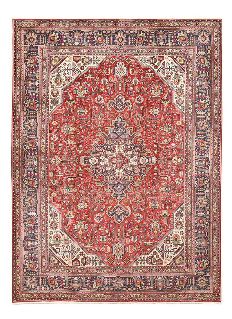 Persisk tæppe - Tabriz - 339 x 248 cm - rød