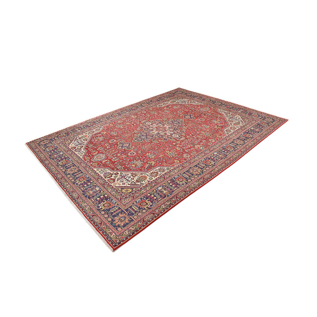 Persisk tæppe - Tabriz - 339 x 248 cm - rød