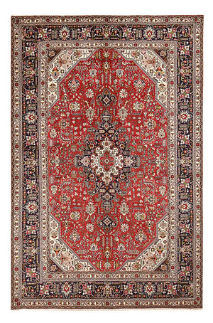 Persisk tæppe - Tabriz - 303 x 198 cm - rød