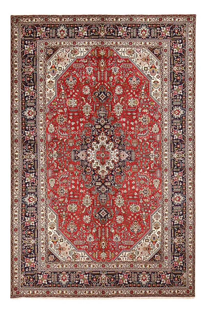 Persisk tæppe - Tabriz - 303 x 198 cm - rød