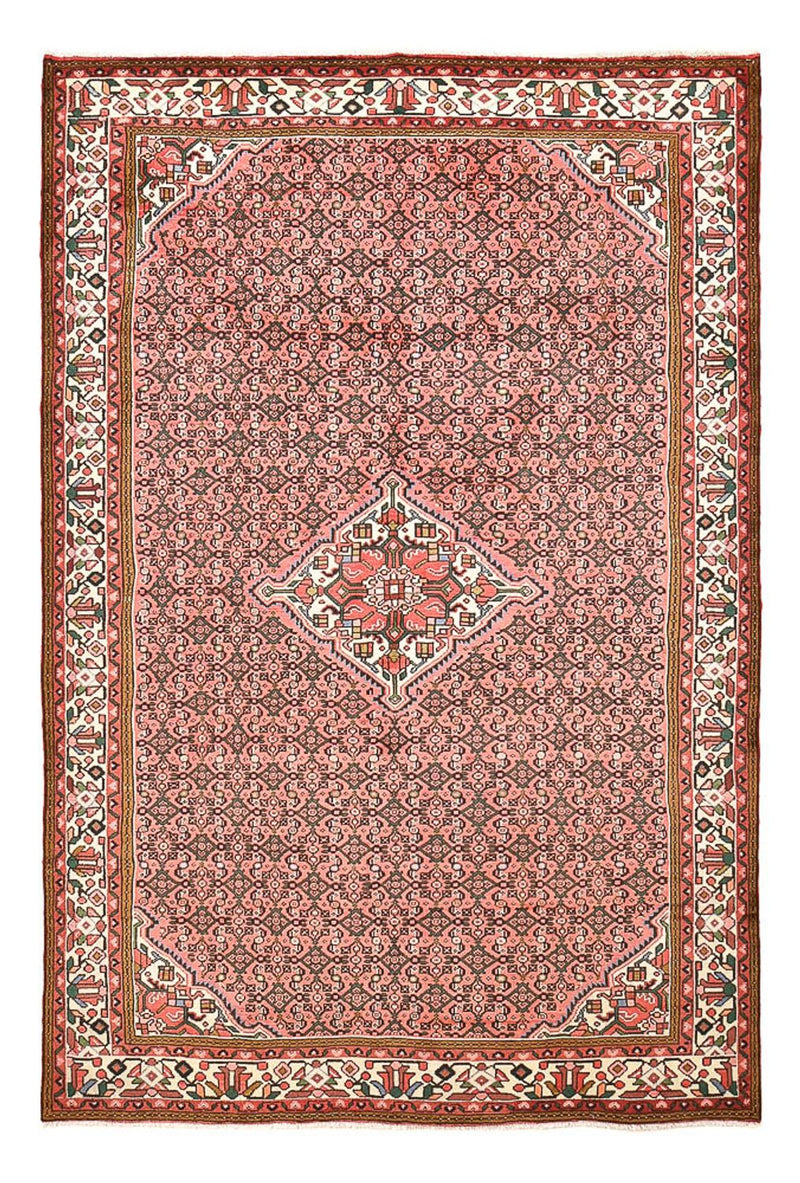 Persisk tæppe - Nomadisk - 283 x 195 cm - lysrød