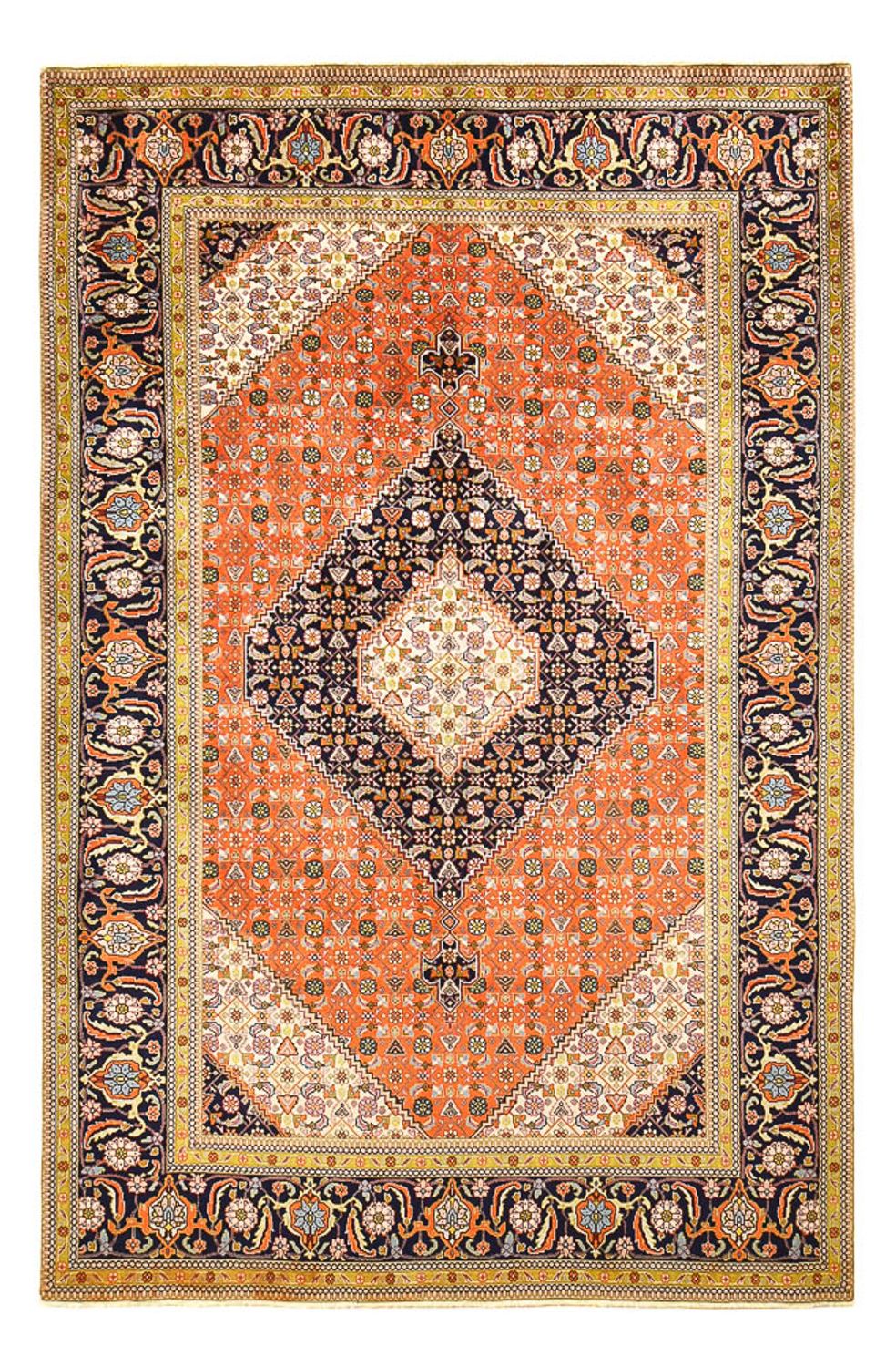 Persisk tæppe - Tabriz - 306 x 197 cm - orange