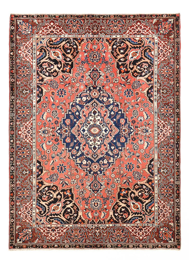 Persisk tæppe - Nomadisk - 307 x 227 cm - lysrød