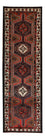Løber Persisk tæppe - Nomadisk - 318 x 100 cm - mørkerød