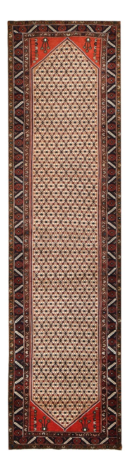 Løber Persisk tæppe - Nomadisk - 392 x 104 cm - beige