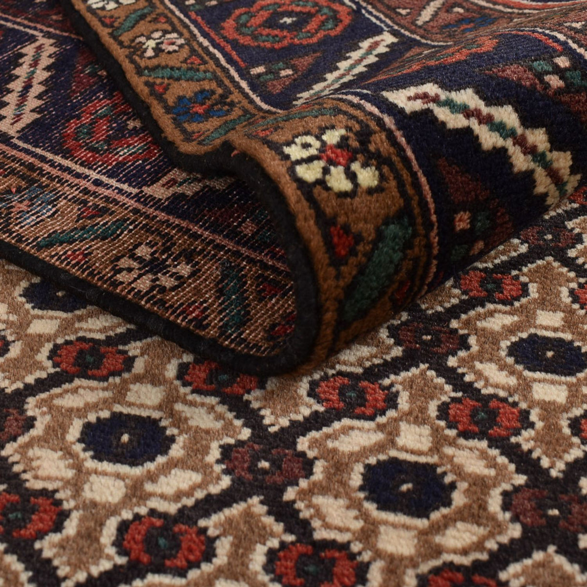 Løber Persisk tæppe - Nomadisk - 392 x 104 cm - beige