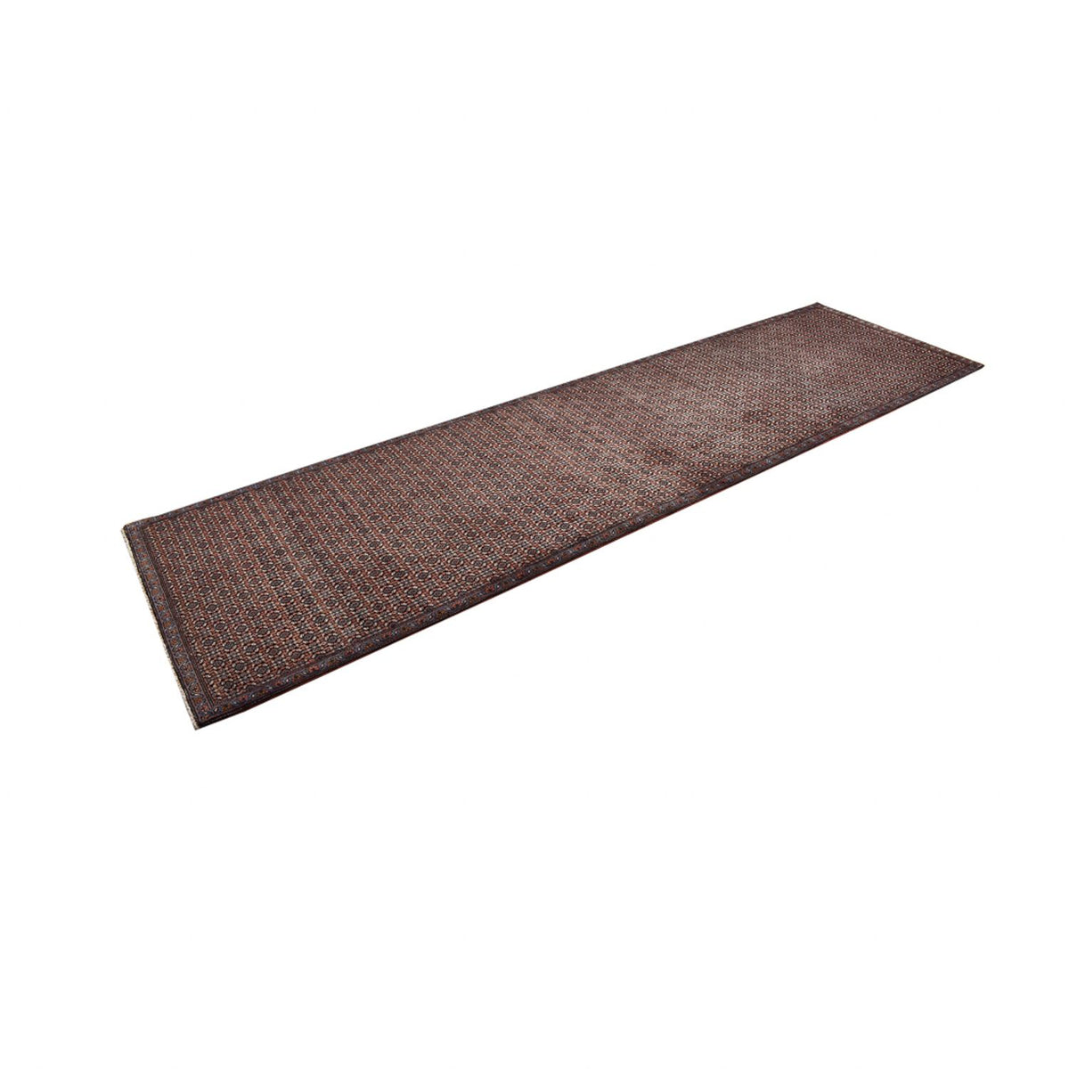 Løber Persisk tæppe - Classic - 378 x 105 cm - mørk beige