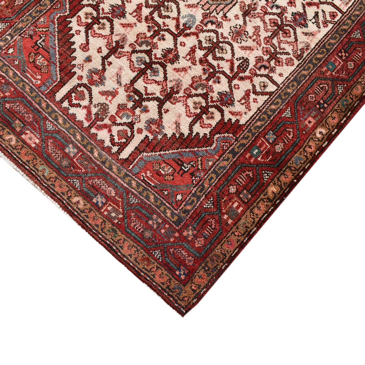 Løber Persisk tæppe - Nomadisk - 300 x 85 cm - lysrød