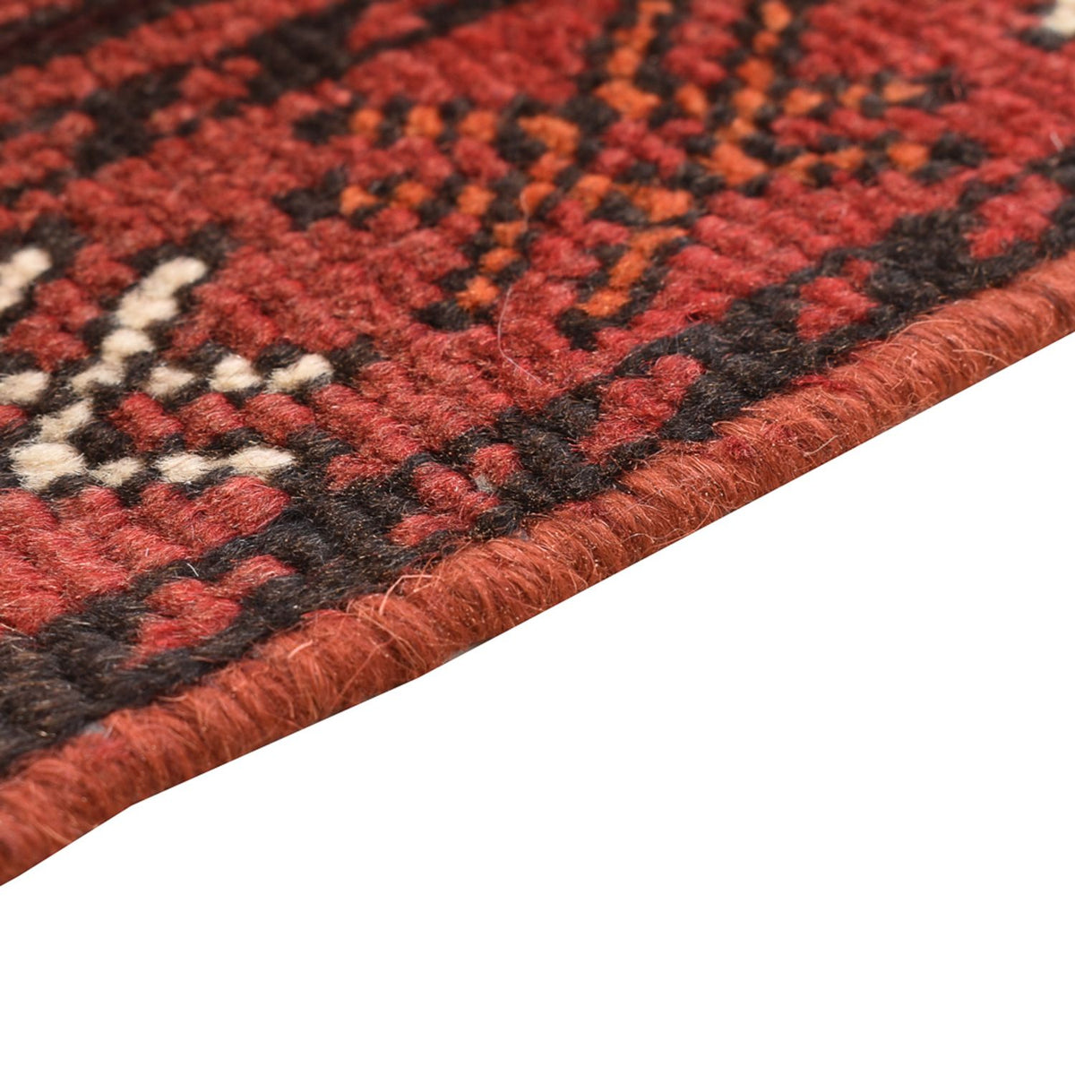Turkaman-tæppe - 100 x 58 cm - lysrød