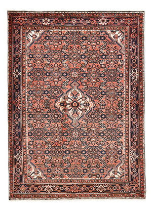 Persisk tæppe - Nomadisk - 208 x 147 cm - lysrød
