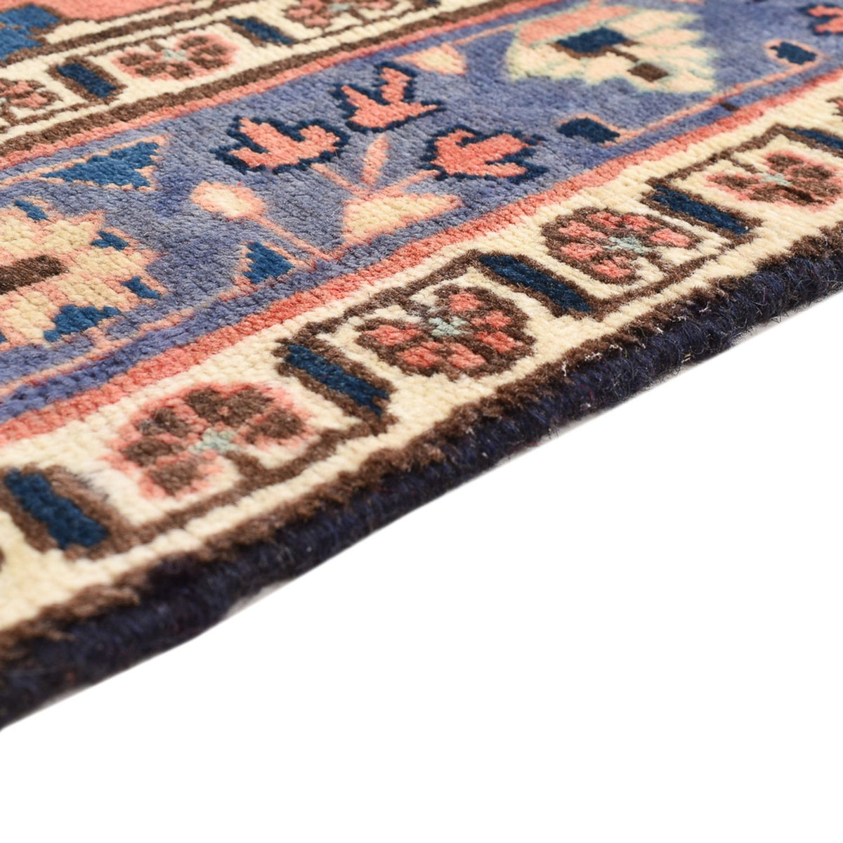 Persisk tæppe - Nomadisk - 191 x 129 cm - lysrød