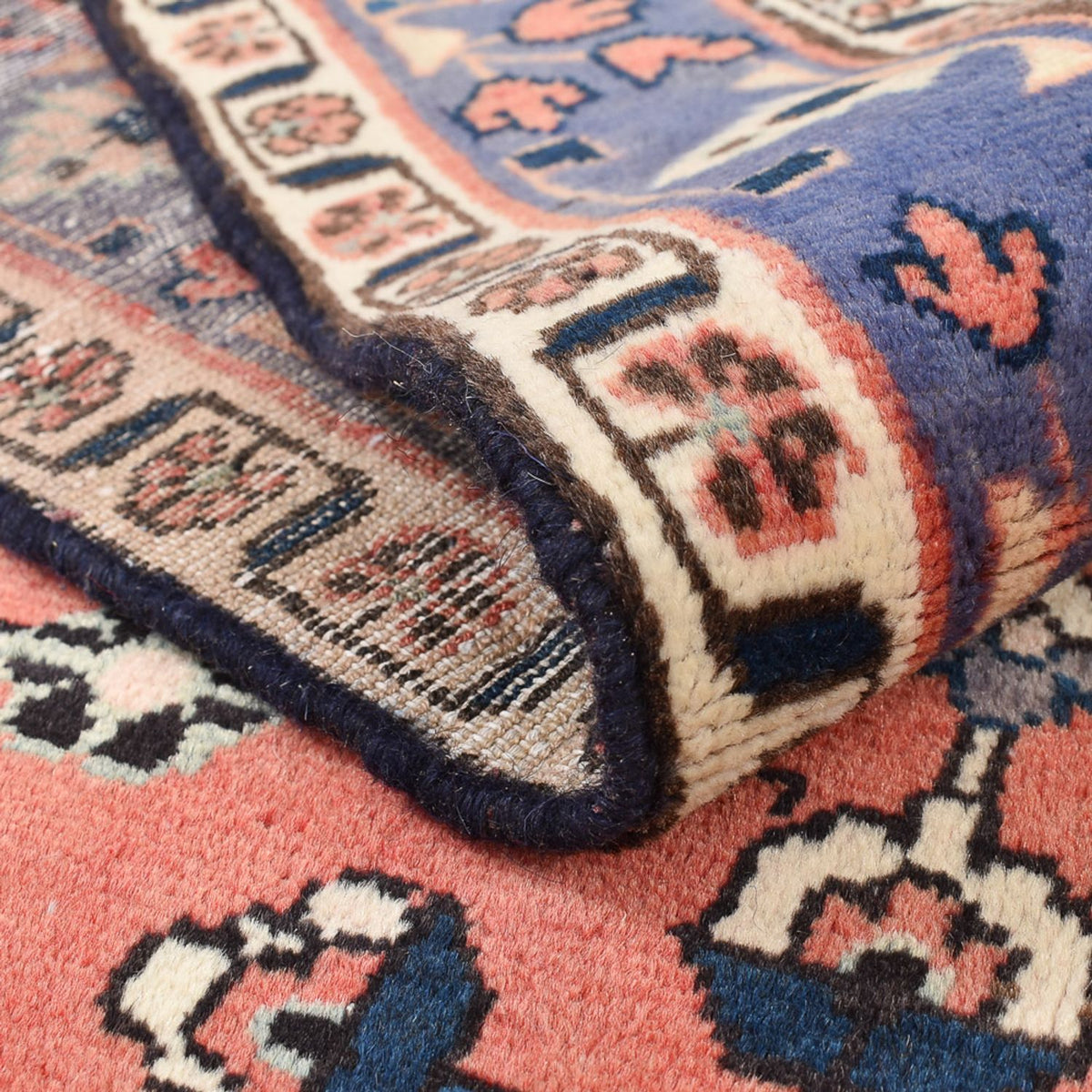 Persisk tæppe - Nomadisk - 191 x 129 cm - lysrød