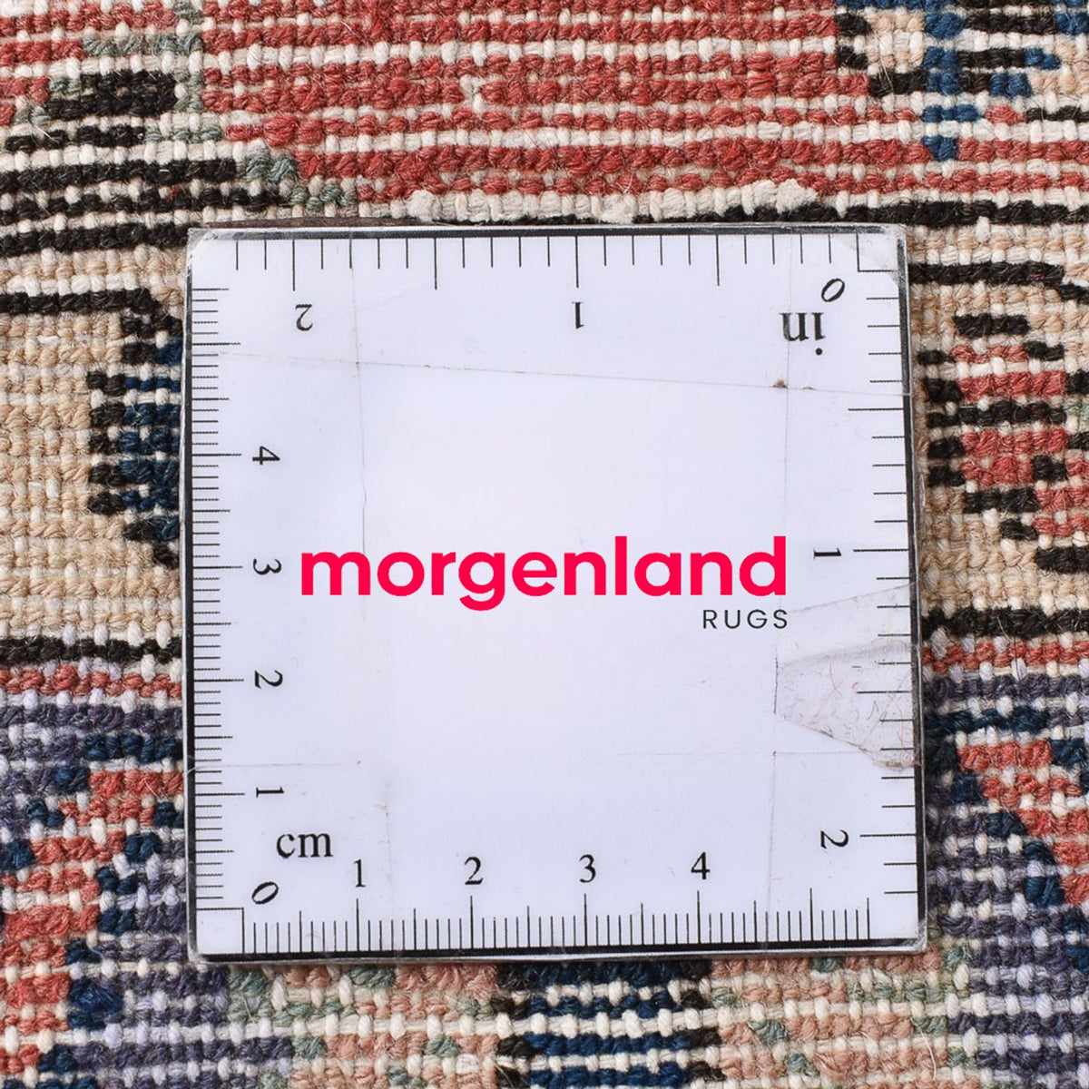 Persisk tæppe - Nomadisk - 191 x 129 cm - lysrød