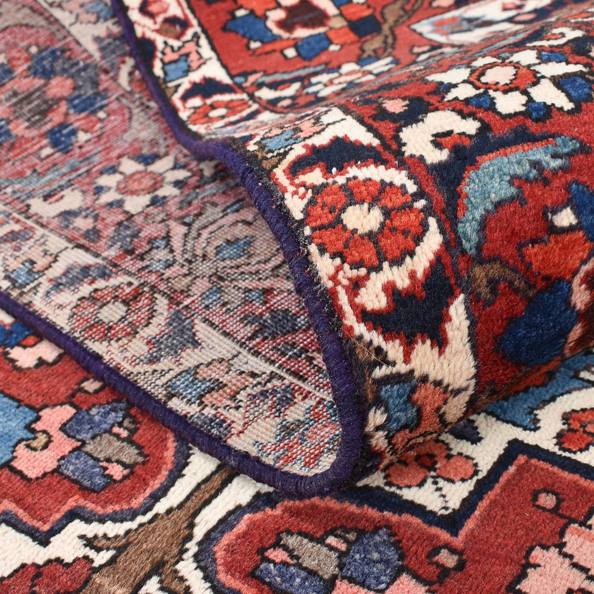 Persisk tæppe - Nomadisk - 205 x 142 cm - rød