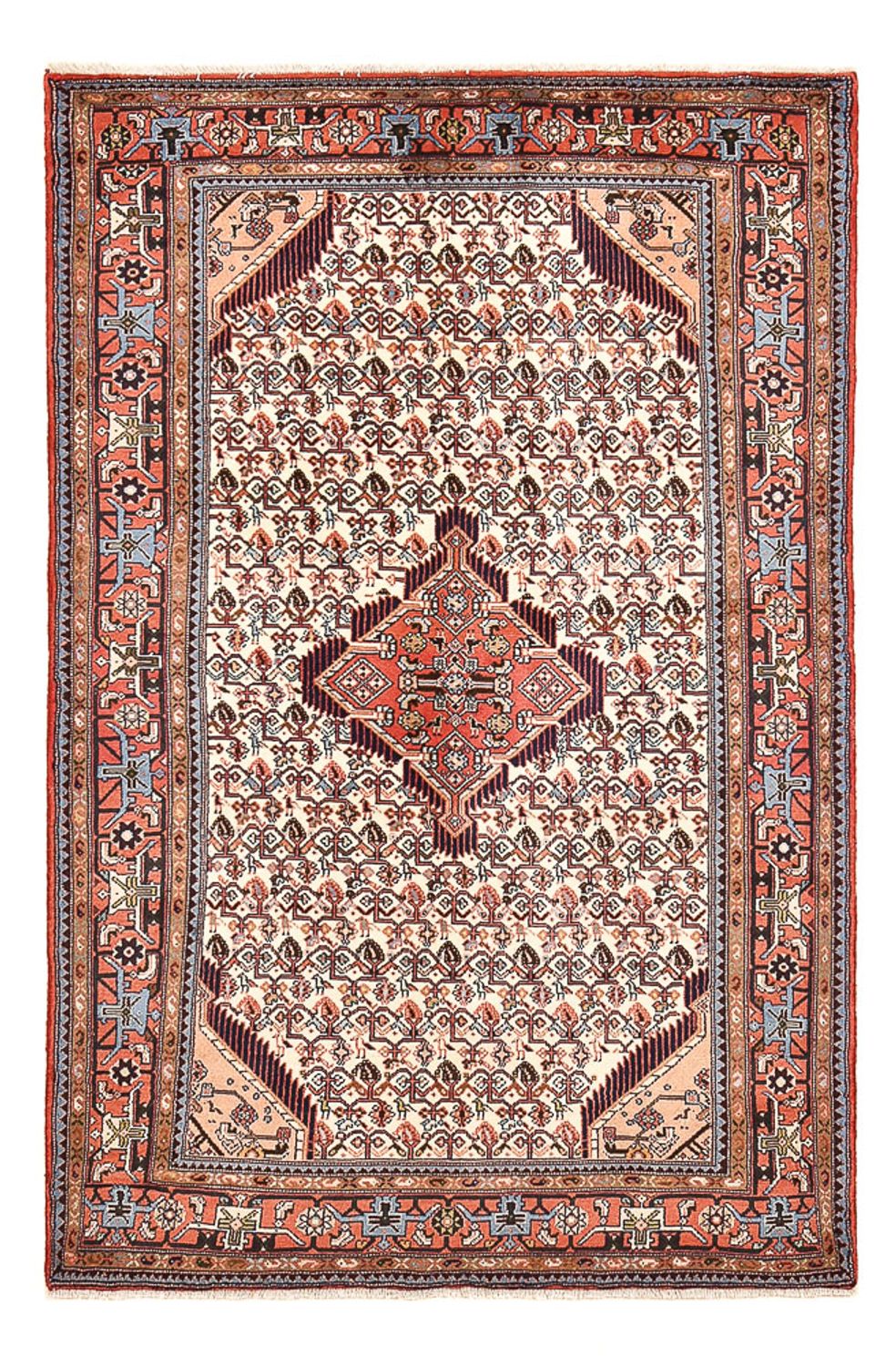 Persisk tæppe - Nomadisk - 204 x 128 cm - sand