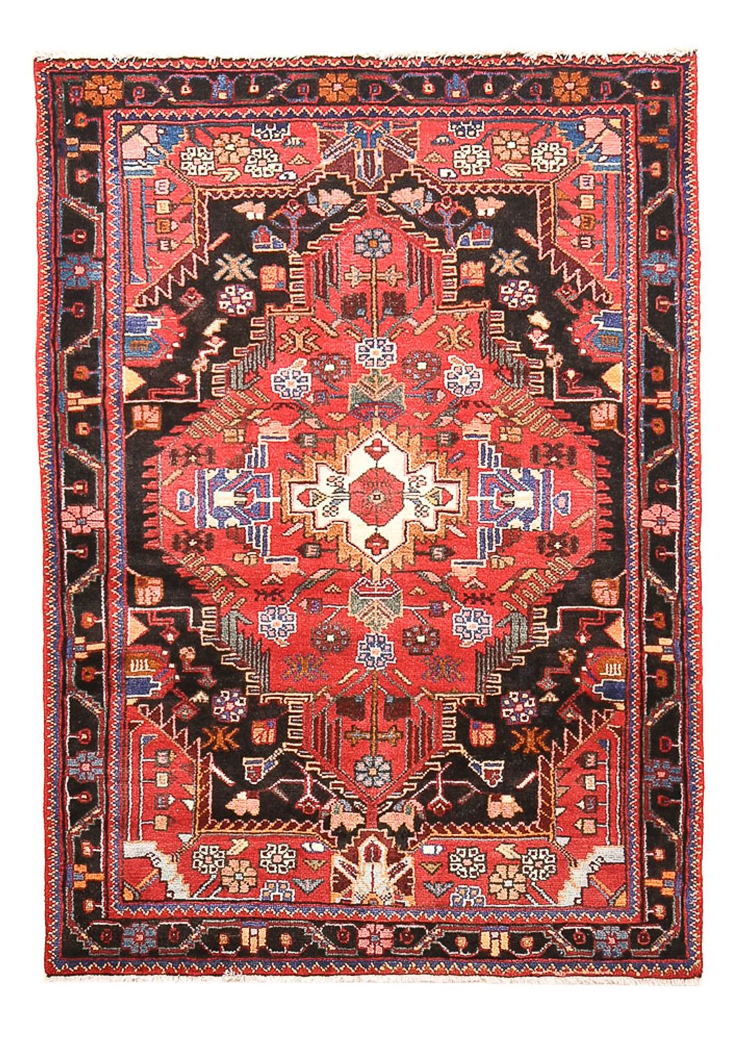 Persisk tæppe - Nomadisk - 147 x 100 cm - rød