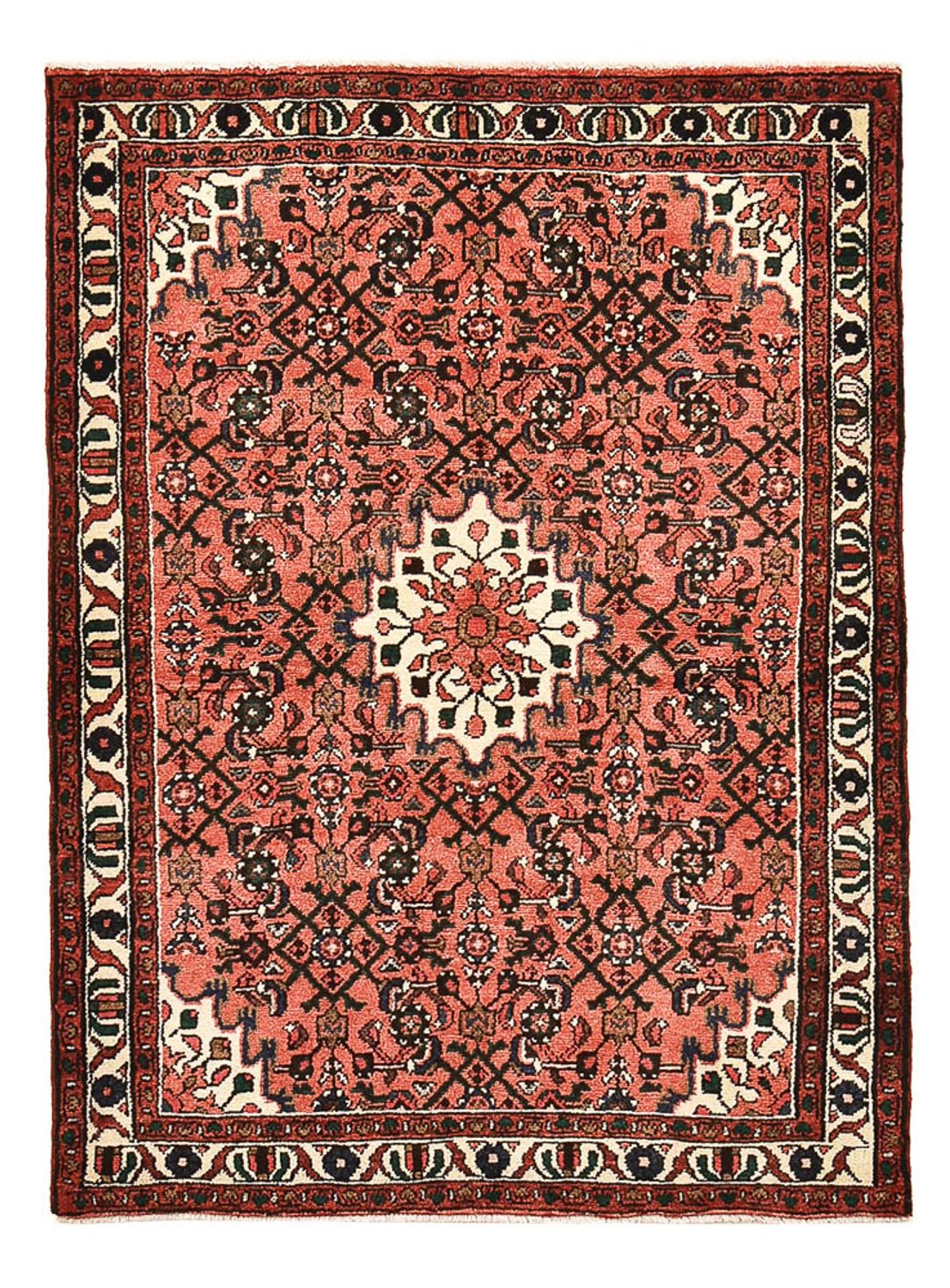 Persisk tæppe - Nomadisk - 149 x 107 cm - lysrød