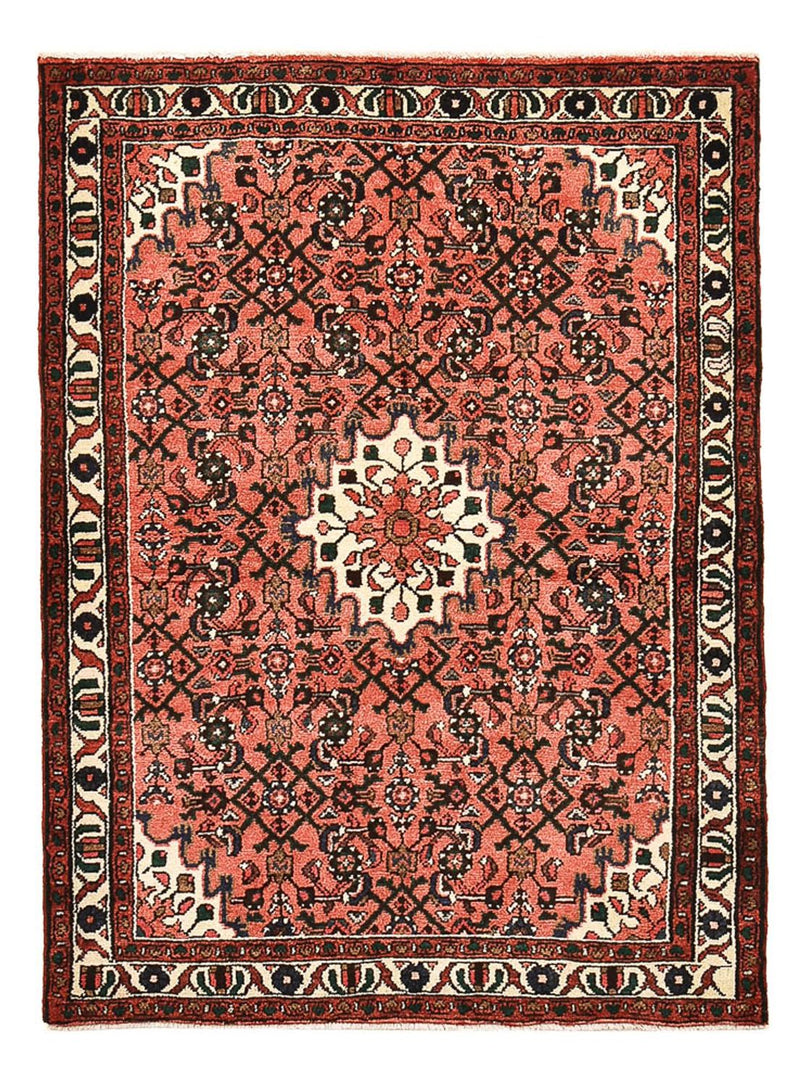 Persisk tæppe - Nomadisk - 149 x 107 cm - lysrød