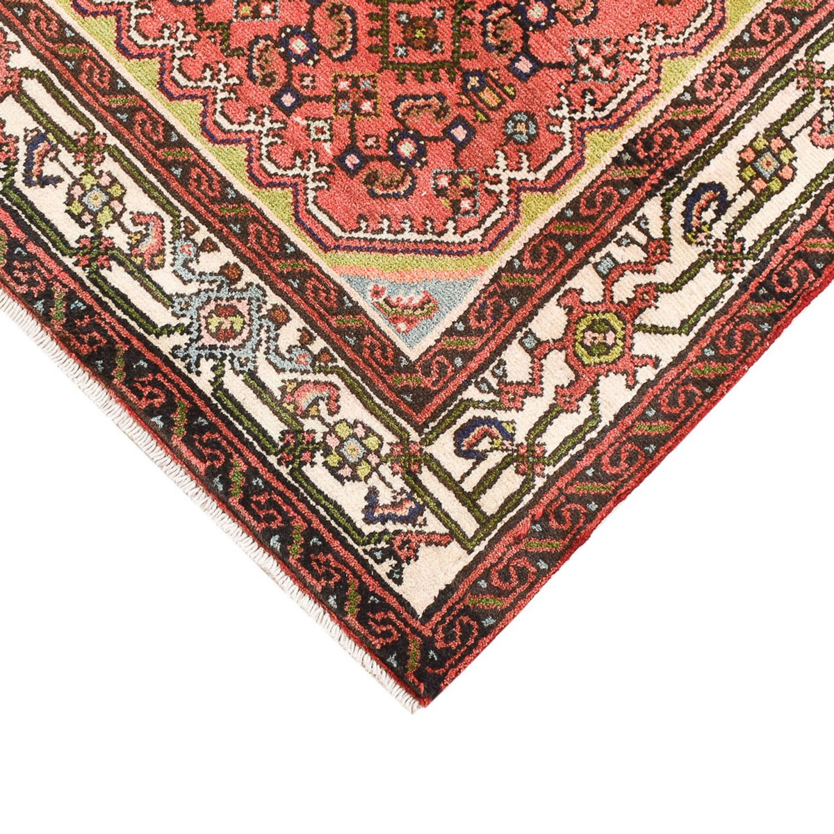 Persisk tæppe - Nomadisk - 148 x 108 cm - lysrød