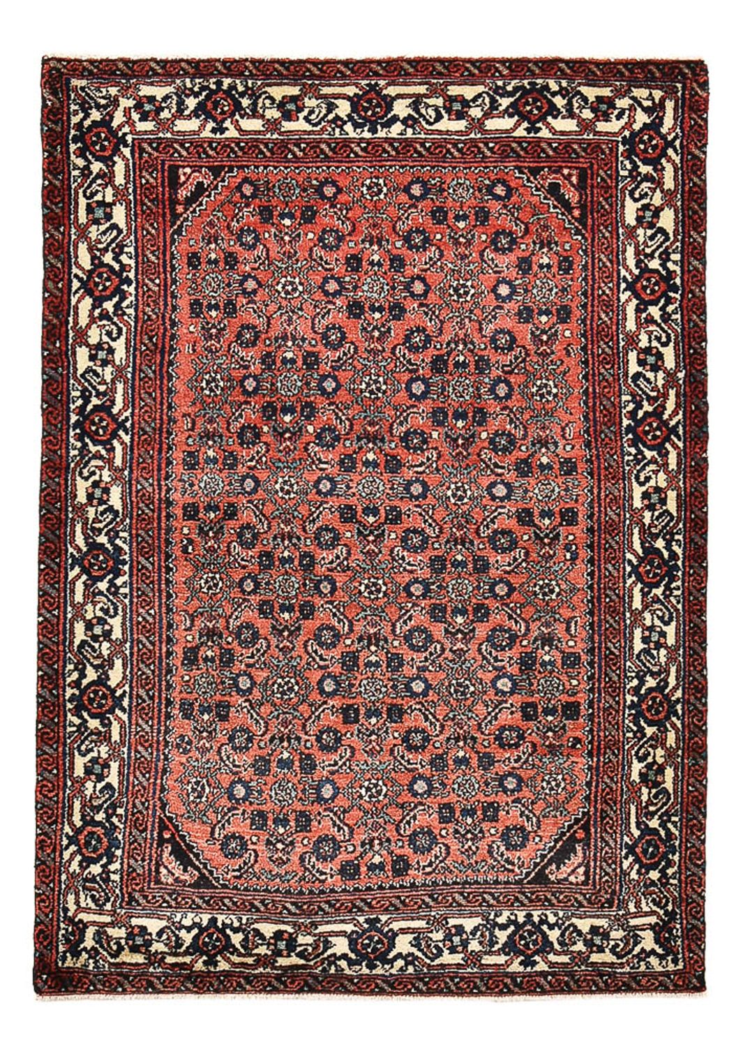 Persisk tæppe - Nomadisk - 151 x 103 cm - lysrød