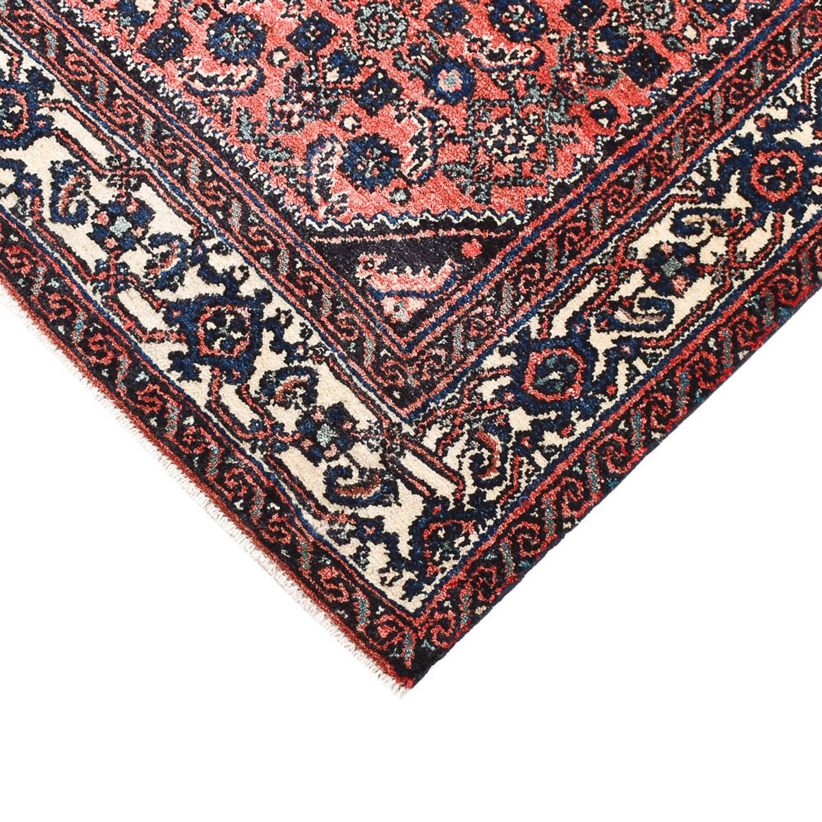 Persisk tæppe - Nomadisk - 151 x 103 cm - lysrød