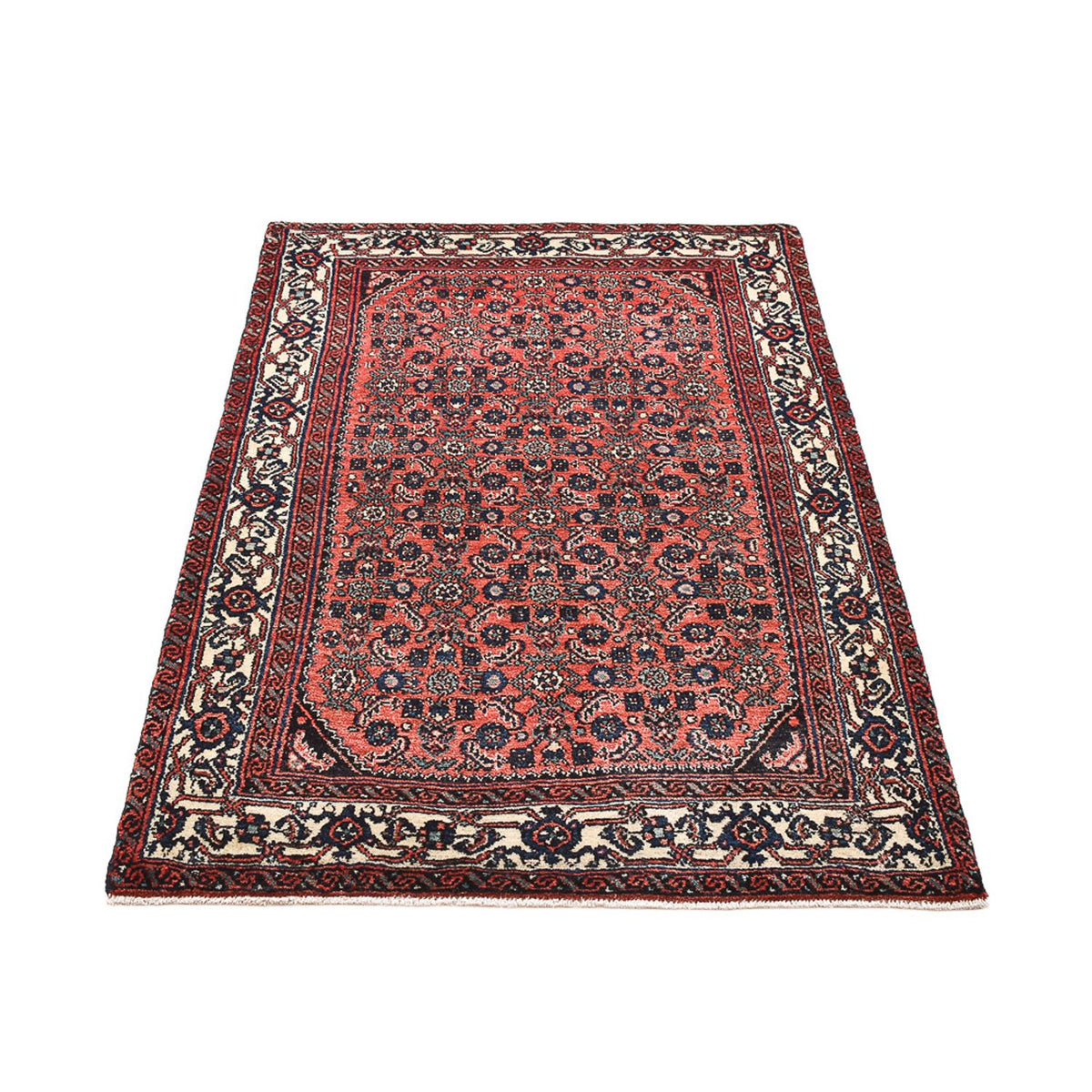 Persisk tæppe - Nomadisk - 151 x 103 cm - lysrød