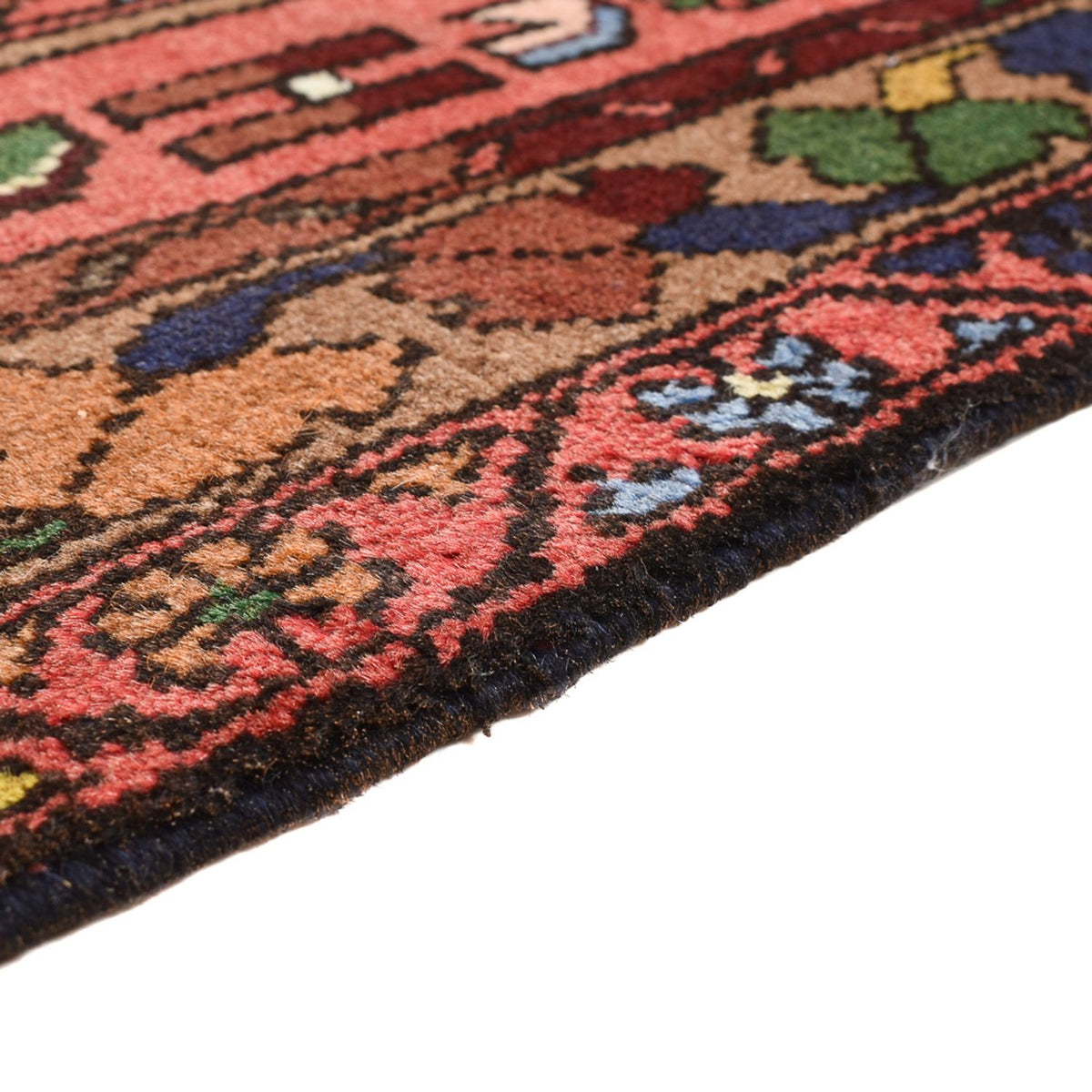 Persisk tæppe - Nomadisk - 155 x 104 cm - lysrød